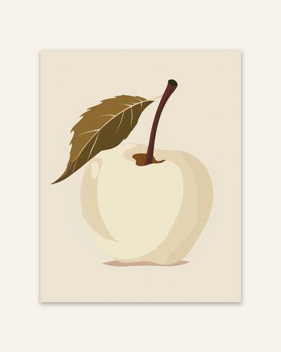 Apple Illustration Poster