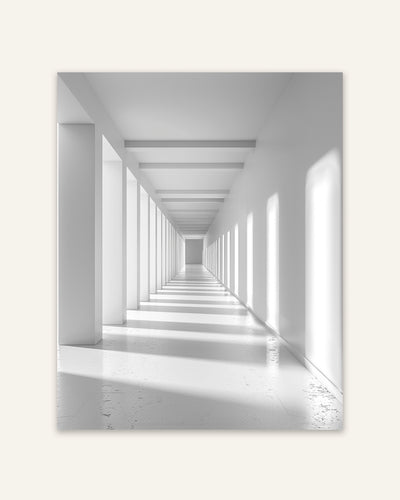 Architecture Corridor Poster