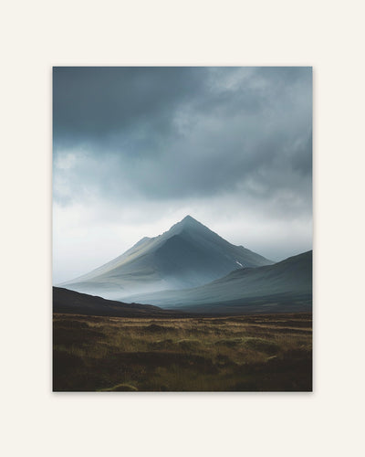 Mountain Silhouette Poster