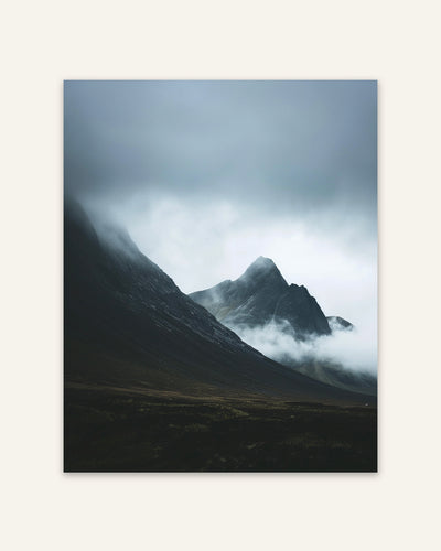 Mountain Silhouette Poster