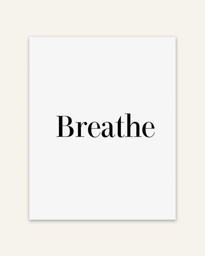 Breathe Poster