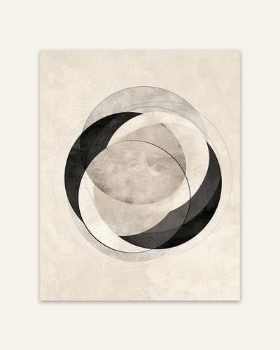 Circle Lines Poster