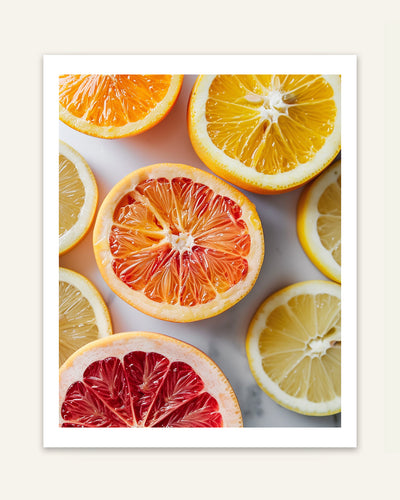 Citrus Slices Poster