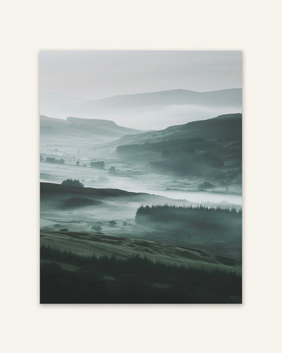 Misty Valley Poster