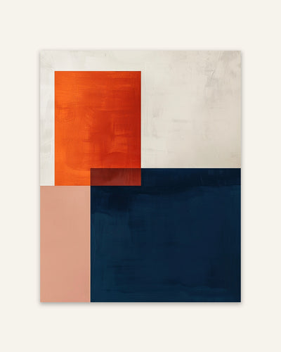 Color Block Minimalist Poster
