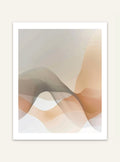 Abstrakt väggposter med färggradient från Nordanio, dekorativ konst för inredning i living room eller sovrum.