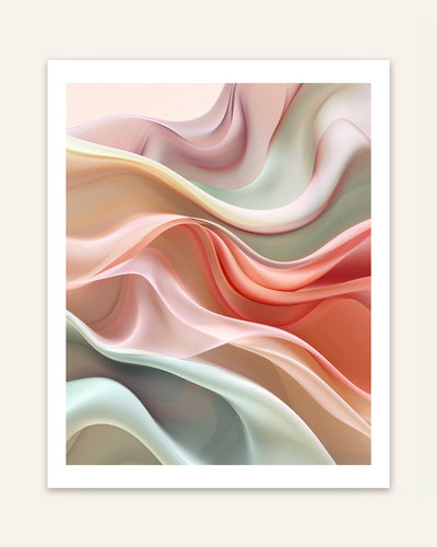 Fluid Abstrakt Poster