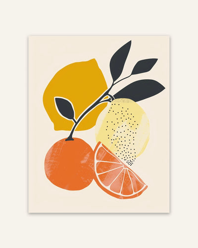 Fruit Abstract Poster