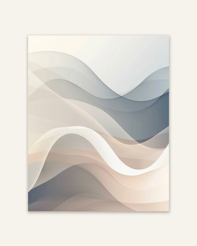 Gradient Beige Poster