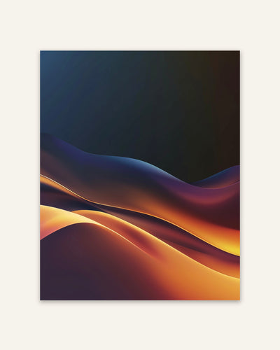Gradient Modern Abstract Poster