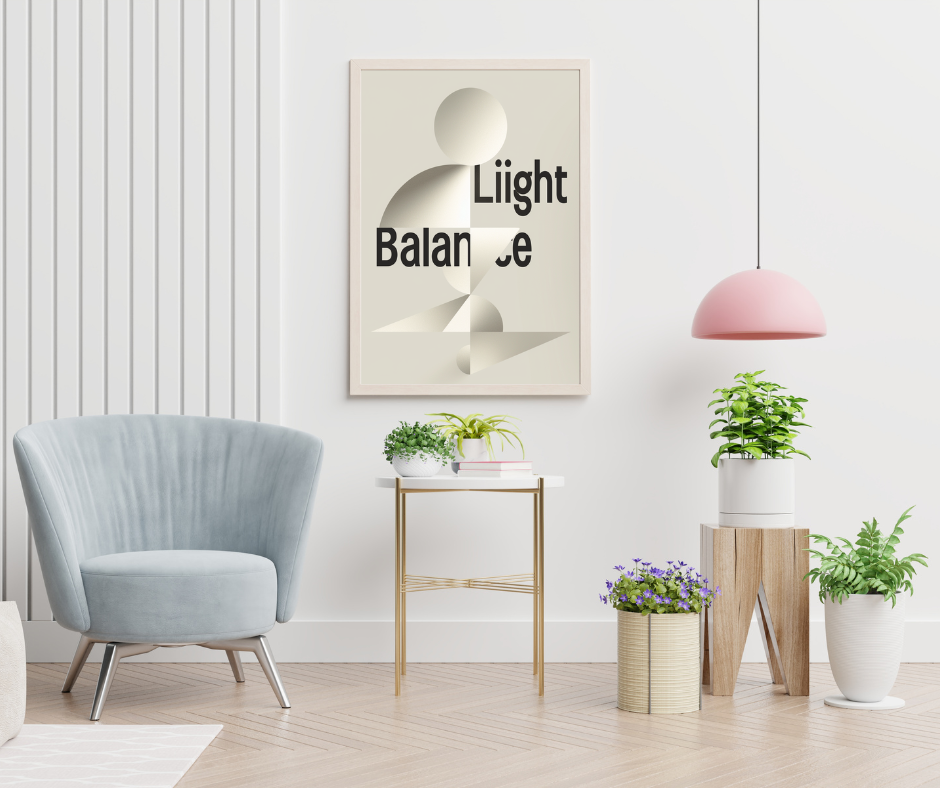 Grön- och grå akvarell-typografiposter av Nordanio med penseldrag och konstnärlig vattenfärgeffekt.