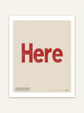 Typografiposter från Nordanio med stilfull design och inspirerande text, perfekt för väggdekoration i hemmet.