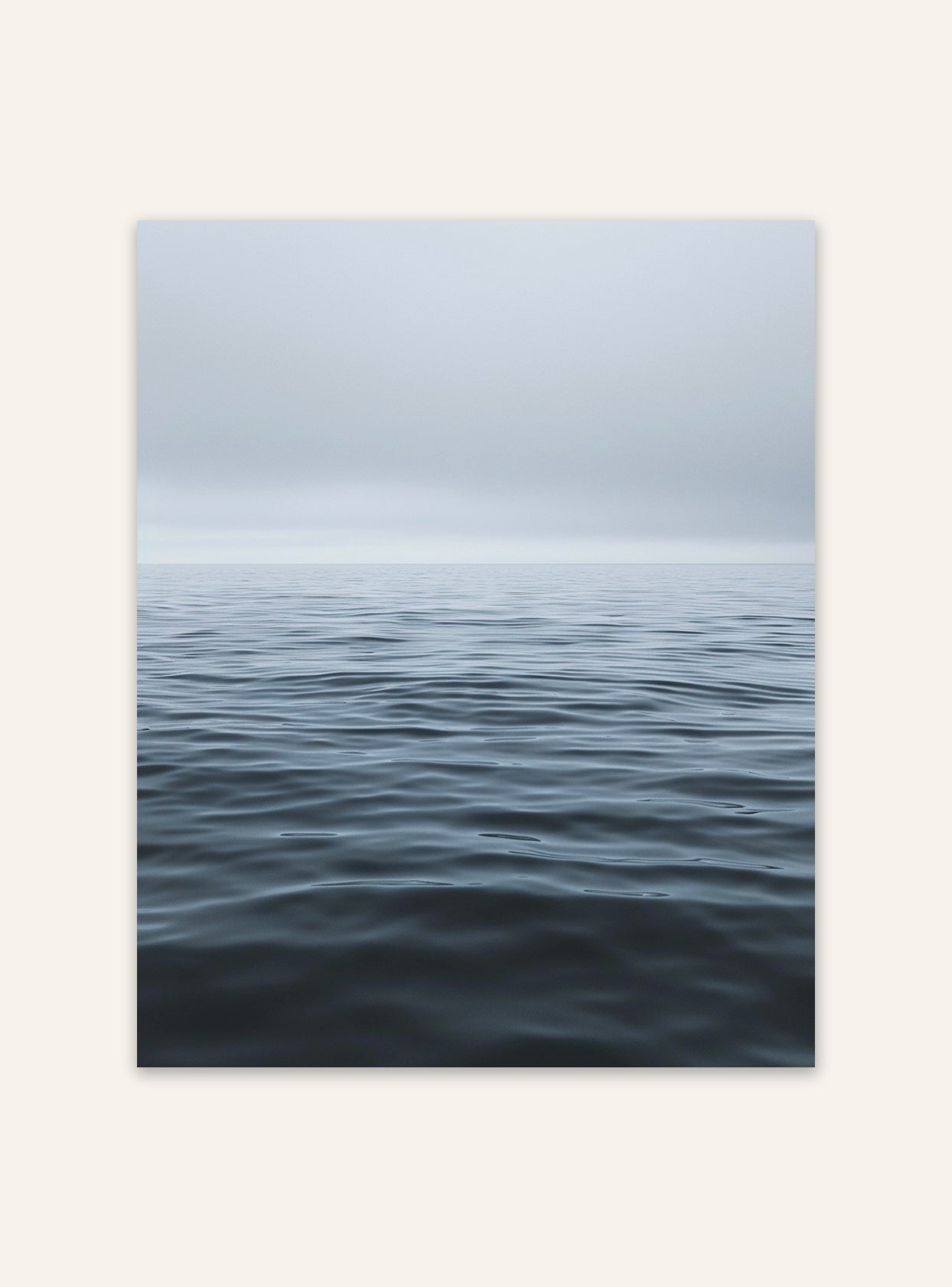 Nordanio havhorisontposter med naturskildring av hav och horisont, väggdekoration för hem eller kontor.