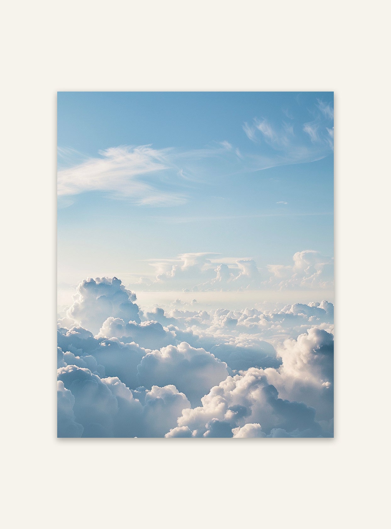 Nordanio Horizon Sky poster med naturskildring av himmel och horisont för väggdekoration.