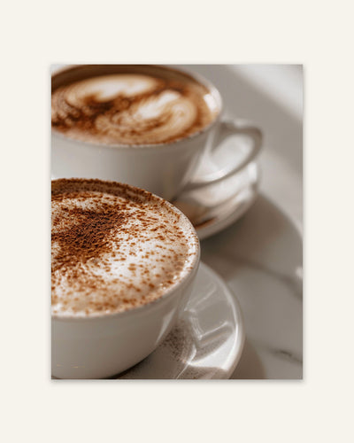 Coffee Foam Poster