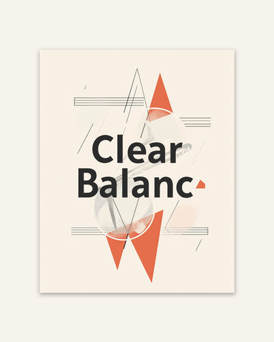 Clear Balance Poster