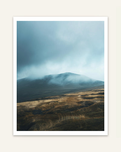 Layered Hills Poster