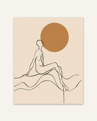 Line Art Poster