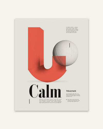 Calm Movement Poster