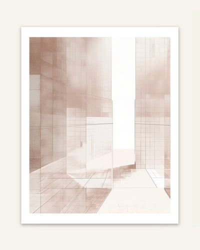 Grid Abstract Poster