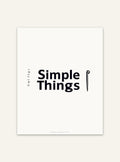 Typografiposter från Nordanio med enkla, stilrena textord i svartvitt för modern inredning.