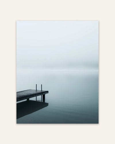 Lake Mist Poster