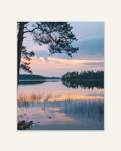 Lake at Dusk Poster
