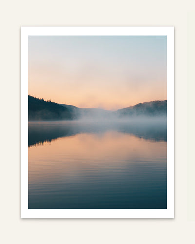 Lake Sunrise Poster