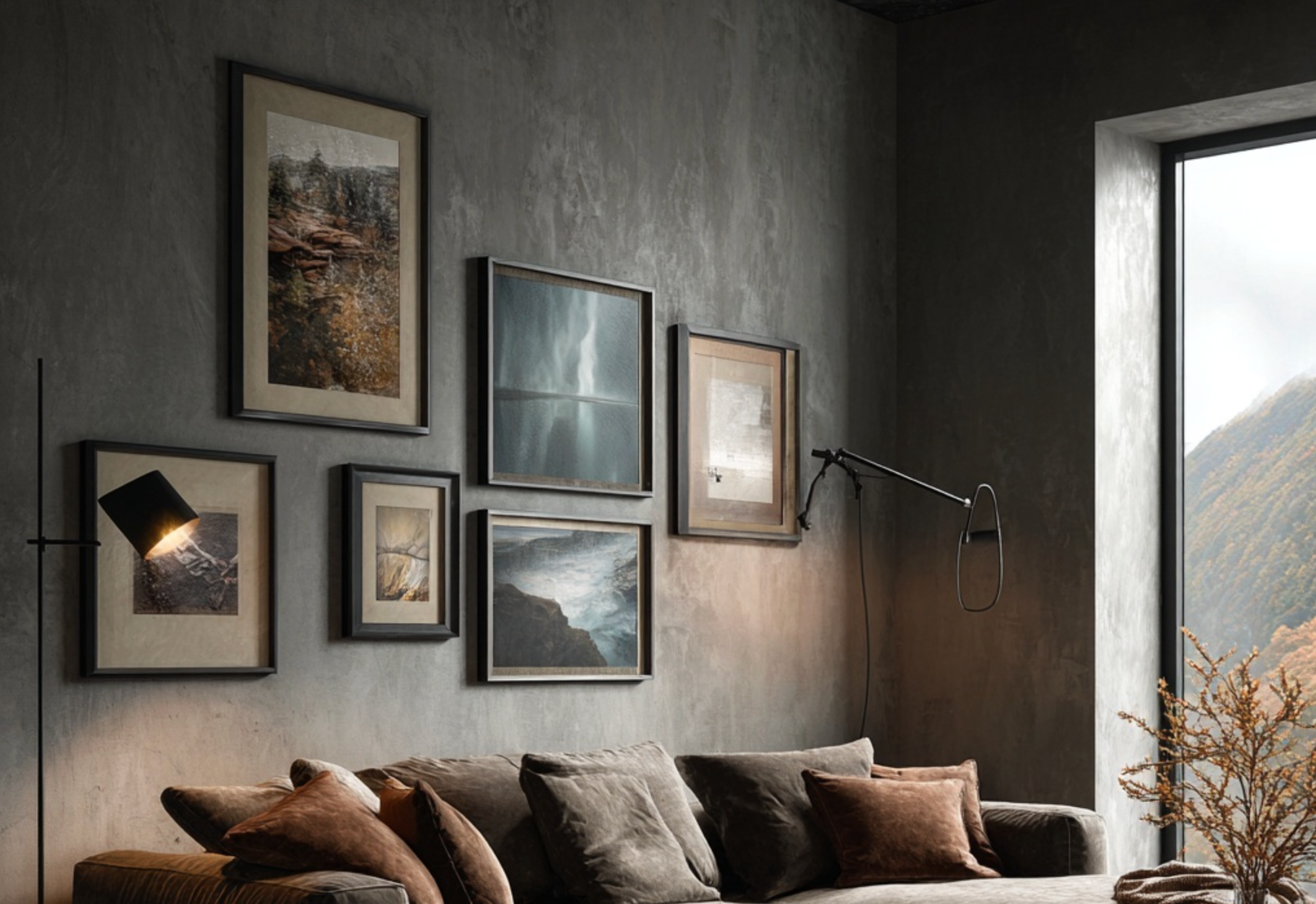 Nordanio Midnight Series bild av svart skärm med moderna designen och tunn ram, perfekt för hemmasystem.