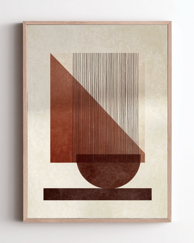 Abstract Geometric Poster