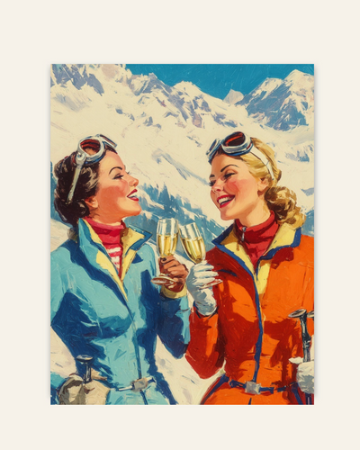 Drinking Wine In Slope
