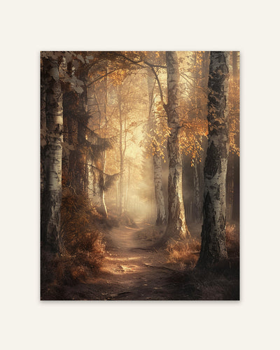 Forest Path Poster