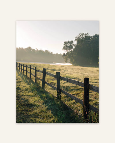 Fence & Field Poster