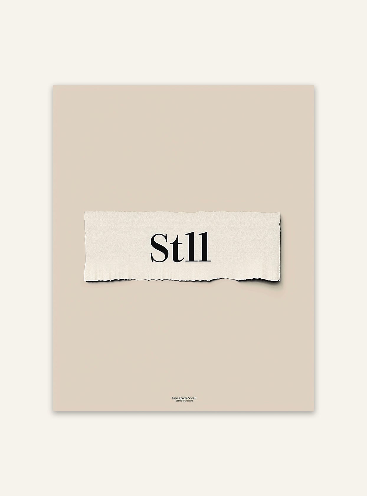 Typography posters från Nordanio med stilren textdesign, perfekt för att dekorera väggar.