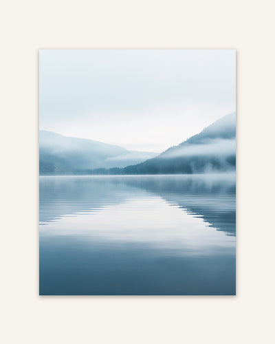 Morning Shore Mist Poster