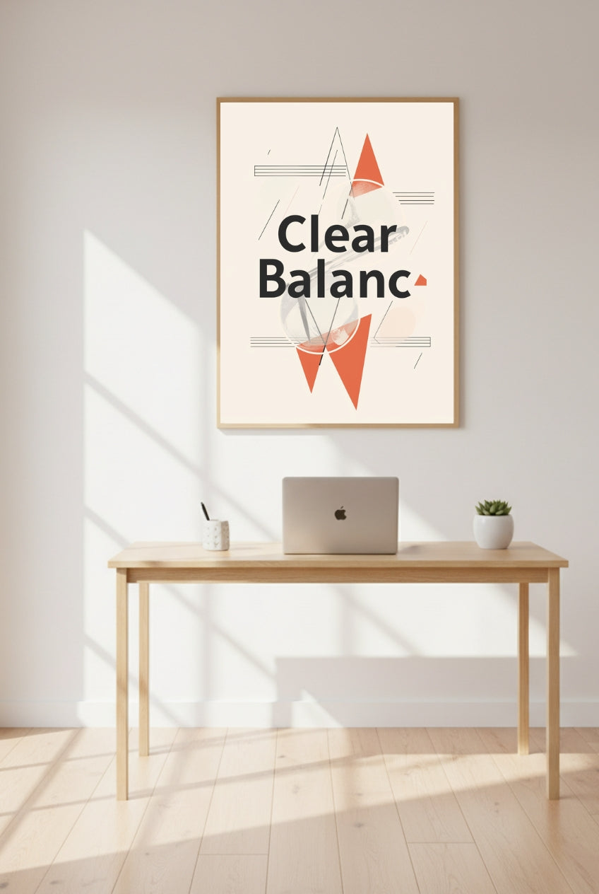 Typografiposter från Nordanio med tydlig text och minimalistisk design på vit bakgrund.